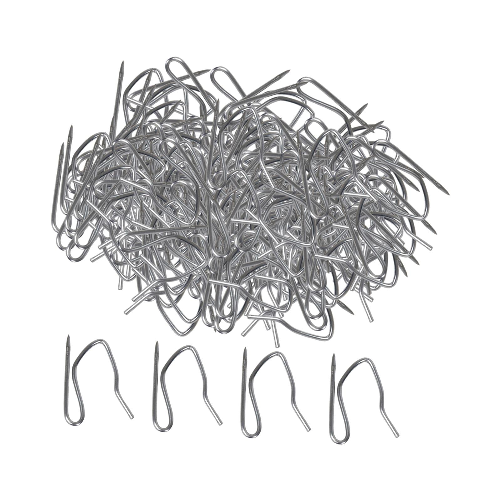 Magideal - Ganchos De Cortina De Metal, Ganchos Para Colgar Cortinas De Ventana, Ganchos Para Cortinas, Ganchos Para Cortinas, Ganchos Plisados Para Puerta, Baño 380pcs