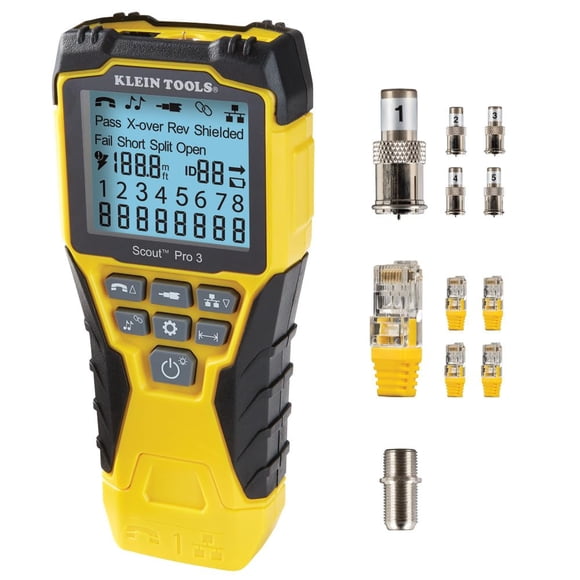 Kit de comprobador de cables Klein Tools VDV501-851 con Scout Pro 3