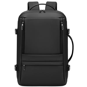 Mochila De Viaje Rcrirth Carry On 40L Para Aviones Negra