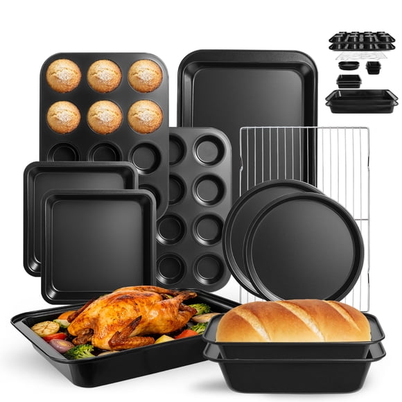 Set de Moldes para Hornear Lollicy de 11 Piezas en Acero al Carbono Antiadherente