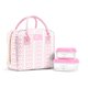 thumbnail image 1 of Fit & Fresh Bloomington Bolsa de Almuerzo para Mujer - Lonchera Grande Aislada para Trabajo con Recipientes, Resistente a Derrames y Manchas, Cierre con Cremallera, Detalle de Lazos Rosa, 1 of 6
