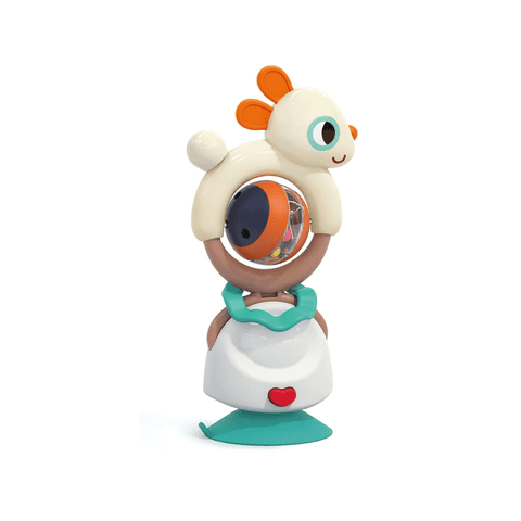 Hola Toys - Juguete Con Succion Conejo Travieso 2 En 1