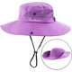 thumbnail image 2 of Sombreros Plegables Con Protección Uv Para Mujer, De Malla Y Ala Ancha, Para Pescar En La Playa, Con Agujero Para La Coleta, 2 of 6
