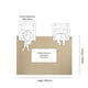 thumbnail image 4 of Alfombra Yute Chevron 200x300 Gris, 4 of 4
