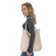 thumbnail image 2 of Bolso casual de pana KALIDI para mujer, color crema y blanco, 2 of 9