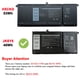 thumbnail image 4 of Batería para laptop SUNNEAR JK6Y6 11.4V 40Wh para Dell, 4 of 6
