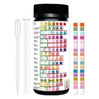 Magideal - 100 Unids Juego De Pruebas De Agua Tiras De Prueba De Agua Para Piscinas Tiras De Prueba De Química De Estanque Bañera De Hidromasaje Para Tanque De P