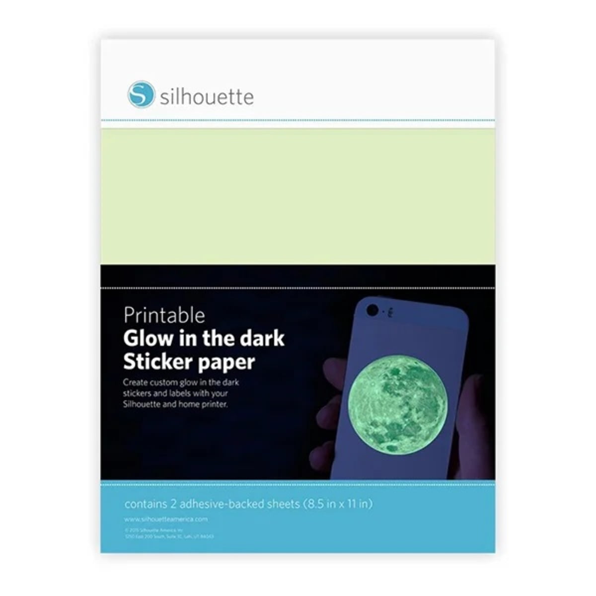 Papel Adhesivo - Glow In The Dark Silhouette