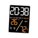 thumbnail image 2 of Reloj Despertador Digital Para El Hogar, 2 Configuraciones De Alarma Para El Aula, El Dormitorio, La Cocina, Naranja, Digital, Blanco, 2 of 3