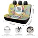 thumbnail image 2 of Pequeñín y Chiquitín-theme Car Rear Seat Covers Back Elastic Flexible Car Seat Covers Decorative Fits Most Cars 120x59x76cm, 2 of 6