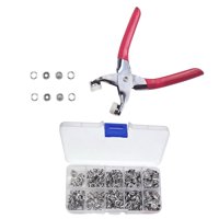 Bothyi - 100 Juegos De Botones A Presión Con Herramienta De Ajuste Punta Sólida De 9,5 Mm Para Manualidades De Bolsas