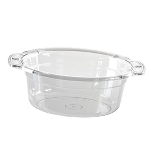 Magideal - Fregadero, Lavavajillas, Fregadero De Cocina, Cestas Para Lavar Platos Transparentes De Alta Capacidad, Cuenco, Cesta De Lavandería Para Almacenamient Grande