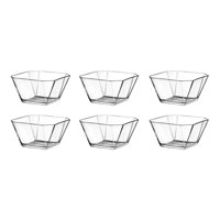 Genérico - Set 6 Bowl De Vidrio Para Frutas Verduras Comidas Postres