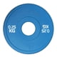 thumbnail image 5 of Disco de Peso Portátil con Diámetro Estándar para Ajuste Universal Fabricado en Hierro Y Caucho Adecuado para Entrenamiento de Fuerza Y Levantamiento Azul 025 kg, 5 of 5