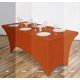 thumbnail image 4 of Mantel Utopia Kitchen Spandex, paquete de 2 unidades, 6 pies, naranja, 4 of 9
