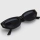 thumbnail image 5 of Lentes De Sol Modelo Vintage Ovalado Mujer Festivales negro Talla Única, 5 of 5