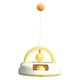 thumbnail image 2 of Juguetes Interactivos Para Gatos Track Bell Ball PingPong Para Gatos De Interior Persiguiendo Amarillo, 2 of 5