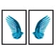 thumbnail image 1 of Set de Cuadros Blue Wings con Marco Negro 50x40 CM, 1 of 1