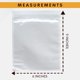 thumbnail image 4 of Sobre BUCK TAPE 15 cm × 23 cm – Paquete de 1000 fundas transparentes, 4 of 7
