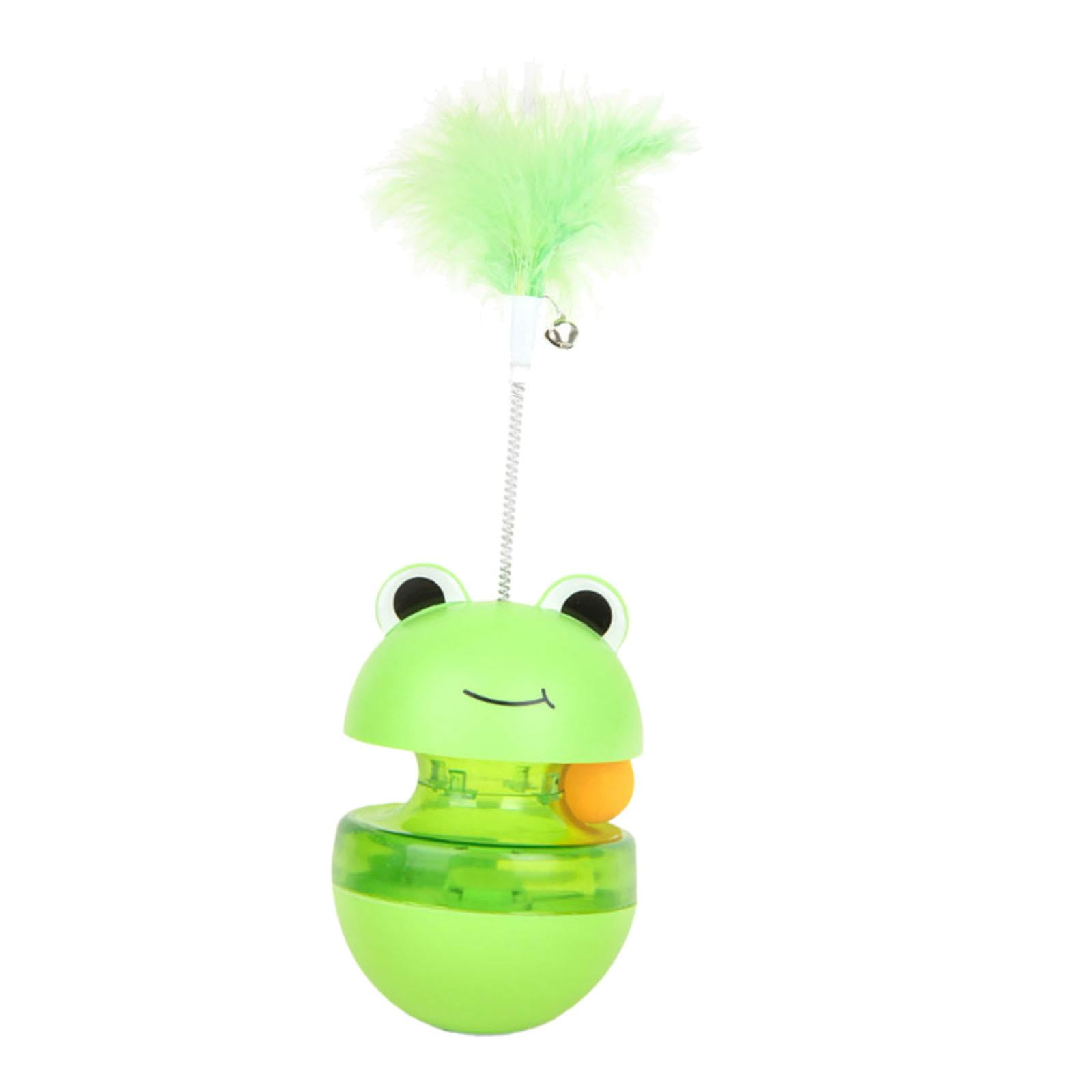 Ioensy - Juguetes Del Gato Del Juguete Del Gato Del Vaso Para El Juguete Interactivo Del Gato Del Juguete Educativo De Los Gatos De Interior Con La Pluma