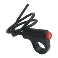Ioensy - Interruptor De Luz De Peligro Para Motocicleta, Botón Pulsador Para Reemplazo De Motocicleta