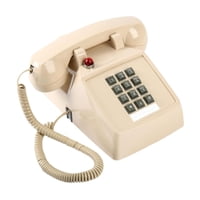 Magideal - Teléfono De Escritorio Con Cable Y Soporte Metálico Para Hoteles Y Residencias 13 X 22,2 X 11,5 Cm , Beige