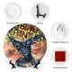 thumbnail image 3 of Pantera Negra Plato decorativo de porcelana fina (bone china), plato decorativo de cerámica para hogar, oficina, soporte de pared, platos decorativos para dormitorio - 6 pulgadas (15 cm), 3 of 6