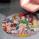thumbnail image 4 of El Chavo del Ocho Alfombra Redonda de Felpa Coral, Antideslizante, No Desprende Pelusas, Lavable y Duradera para Salón, Dormitorio y Habitación de Niños 60cm, 4 of 6