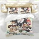 thumbnail image 5 of Bungou Stray Dogs Conjunto de sábanas temático, trío de piezas, cómodo y amigable con la piel, diseño único, regalo de decoración para el hogar para familiares, amigos y fans,173cm *218cm, 5 of 6