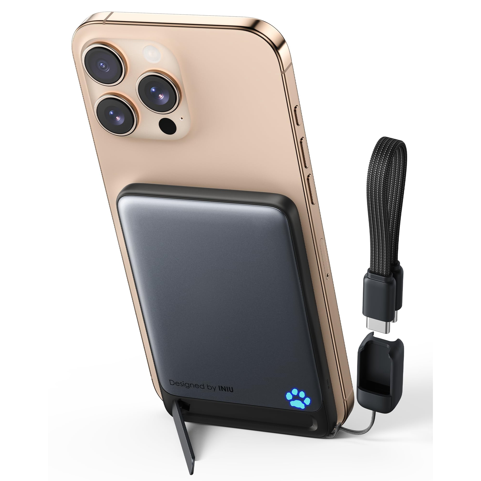 Cargador Portátil Iniu Magnetic Power Bank De 5000 Mah Y 20 W