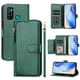 thumbnail image 1 of FOXDOCK Funda Tipo Cartera para itel A49 Play Cuero PU con Cremallera y Correa de Muñeca, Ranuras para Tarjetas, Soporte Plegable, Cierre Magnético, 1 of 5