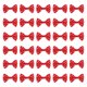 thumbnail image 1 of Uxcell 50 Pcs Lazos de Cinta de Lunares Rojos y Blancos Brillantes 1.5" x 1" Mini Lazo para Manualidades, 1 of 5