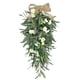 thumbnail image 4 of Corona de primavera y verano para decoración del hogar, adorno colgante de flores artificiales para celebraciones, puerta de entrada, patio, ventana,, 4 of 5