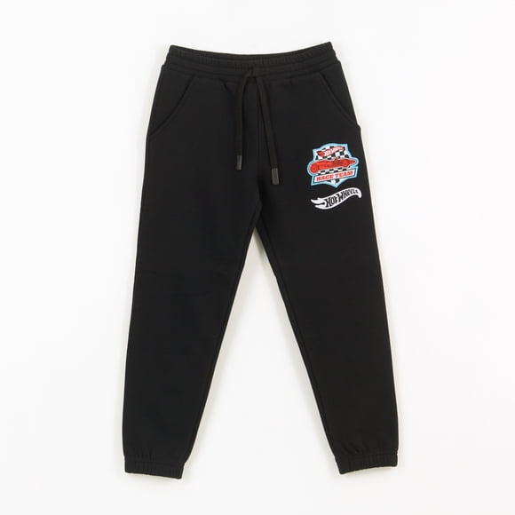 Pantalón de Buzo Niño Race Team Negro Hot Wheels