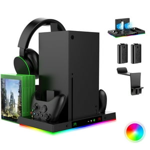 Estación De Carga Con Ventilador De Enfriamiento Aaronmei Para Xbox Series X Negro