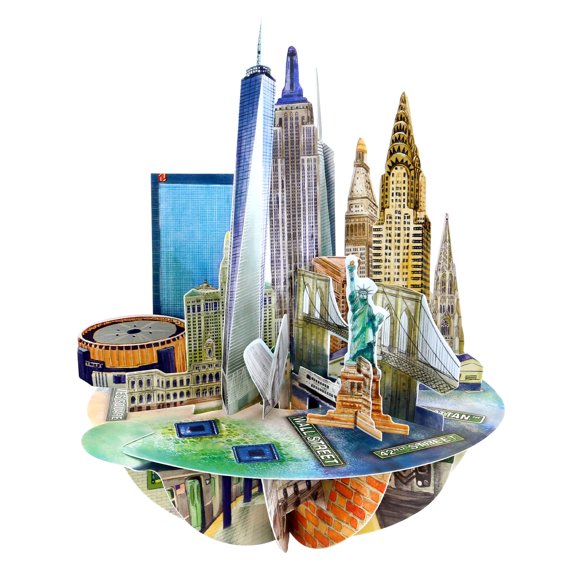 Tarjeta de felicitación SANTORO Ciudad de Nueva York 13 × 16 cm