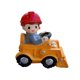 thumbnail image 1 of Resina Vehículo Juguete Decoraciones Construcción Tema Decoraciones Creativo Mini Bulldozer, 1 of 5