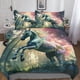 thumbnail image 1 of Funda nórdica Rainbow Horse para niños, juego de ropa de cama infantil, funda de edredón de criatura fantástica, decoración de microfibra con un toque de estampado 3D, juego de 3 piezas Quil, 1 of 3