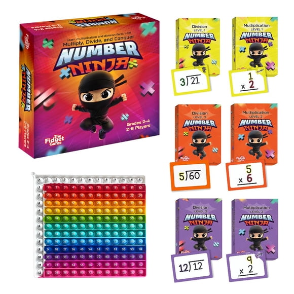 Fidget Game Number Ninja – Grados 2‑4