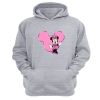 Genérico - Polerón Canguro Ratoncita M. Gris Claro Talla L Unisex