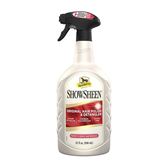 Esmalte y desenredante para cabello Absorbine ShowSheen en aerosol de 946 ml