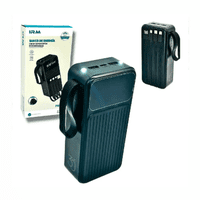 Irm - Cargador Portátil Power Bank 30000Mah Carga Rápida 4 Cables