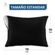 thumbnail image 2 of Set De 2 Fundas Para Almohadas Impermeables 50 X 70 Cm Antimanchas Negro, 2 of 10