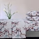 thumbnail image 1 of Sábanas de franela Tribeca Living ultrasuaves Cal King Emilia Tree, color rojo, 1 of 5