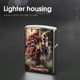 thumbnail image 4 of Thunderbolts-theme Copper Metal Lighter Shell, Premium Replacement Refillable Lighter Case with Durable Metal Construction, Compatible with Zippo and Most Standard Lighter Models, 4 of 6