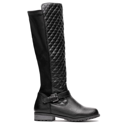 Thunder Blue - Bota Mujer Negro Montador