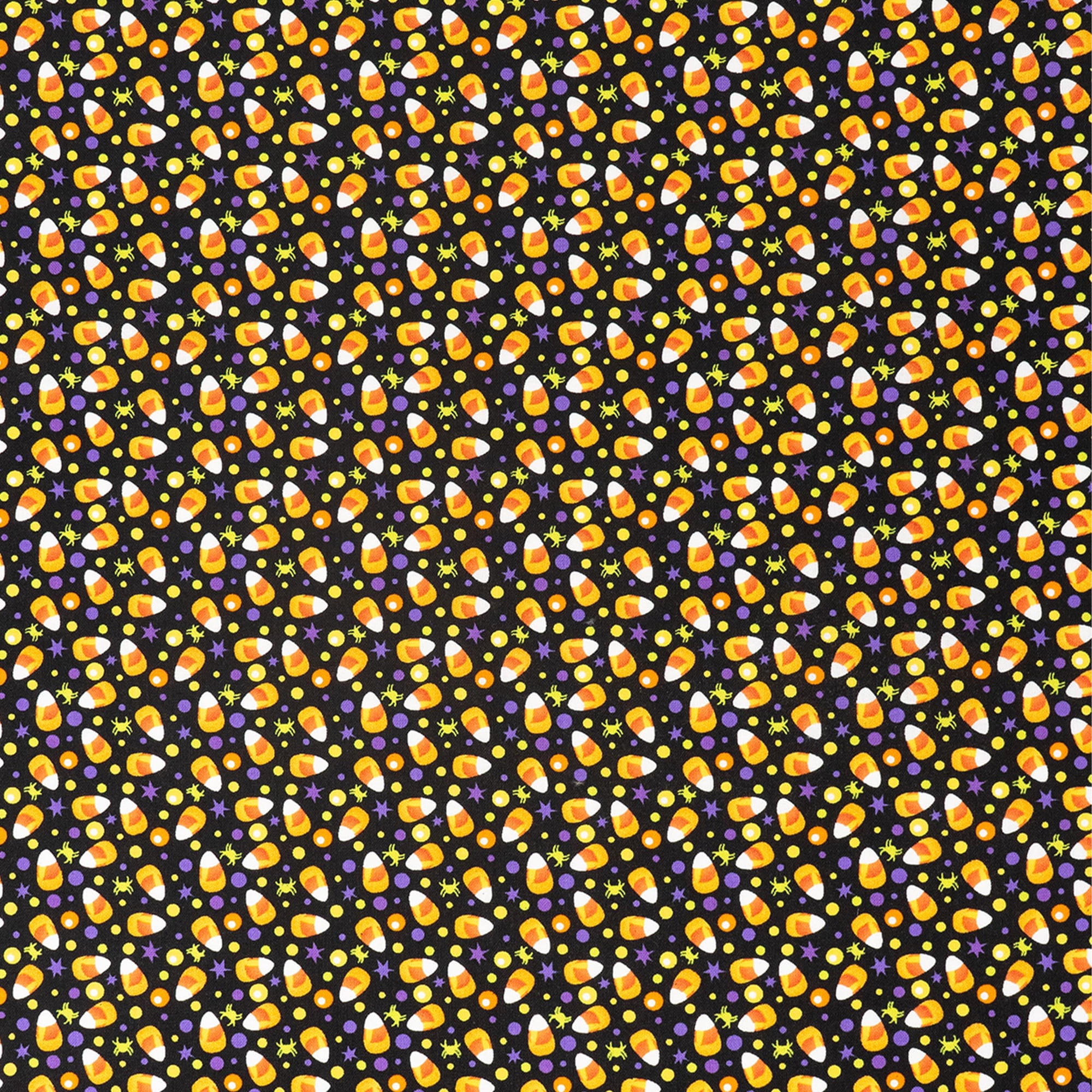 Fabric Singer, 100% Algodón De Azúcar, Maíz Y Lunares Morados