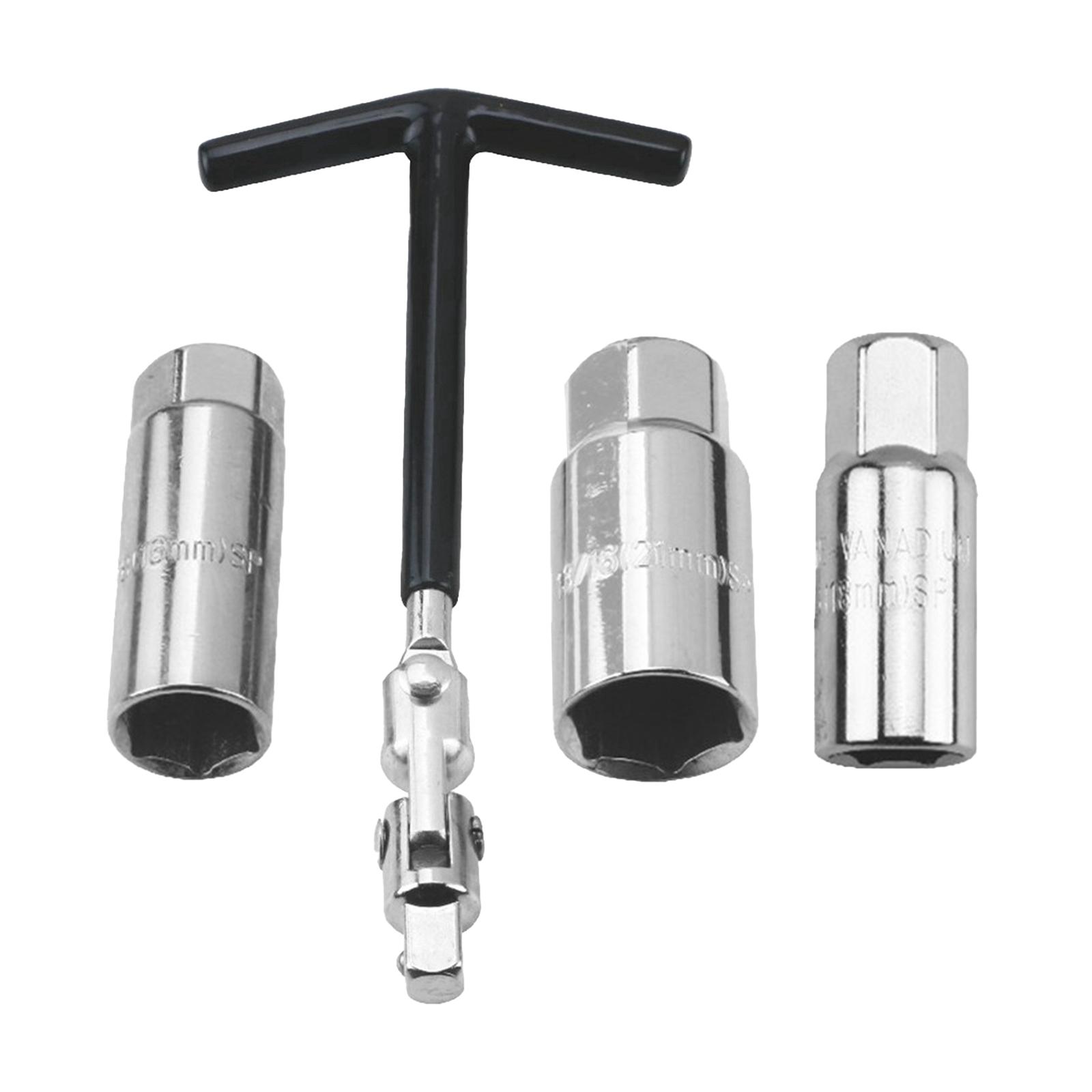 Ioensy - Juego De Llaves De Tubo Para Bujías Juego De Llaves Para Bujías Para Herramientas Automotrices