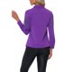 thumbnail image 3 of INSPIRE CHIC Camisa Occidental con Flecos para Mujer de Manga Larga con Botones Blusa de Halloween con Ribete de Borlas y Cuello Abatible Púrpura Oscuro XL, 3 of 6