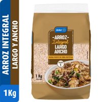 Arroz Integral Grado 1 Grano Largo Y Ancho Bolsa 1 Kg Lider